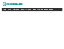 Tablet Screenshot of elektrolux.hr